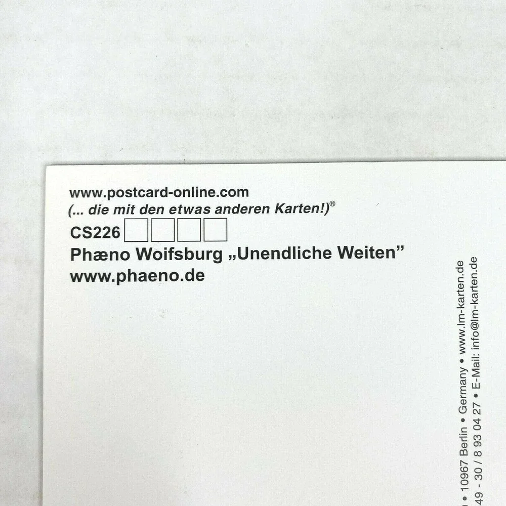 Phaeno Wolfsburg Germany Photo Waving‎ 3-D Postcard